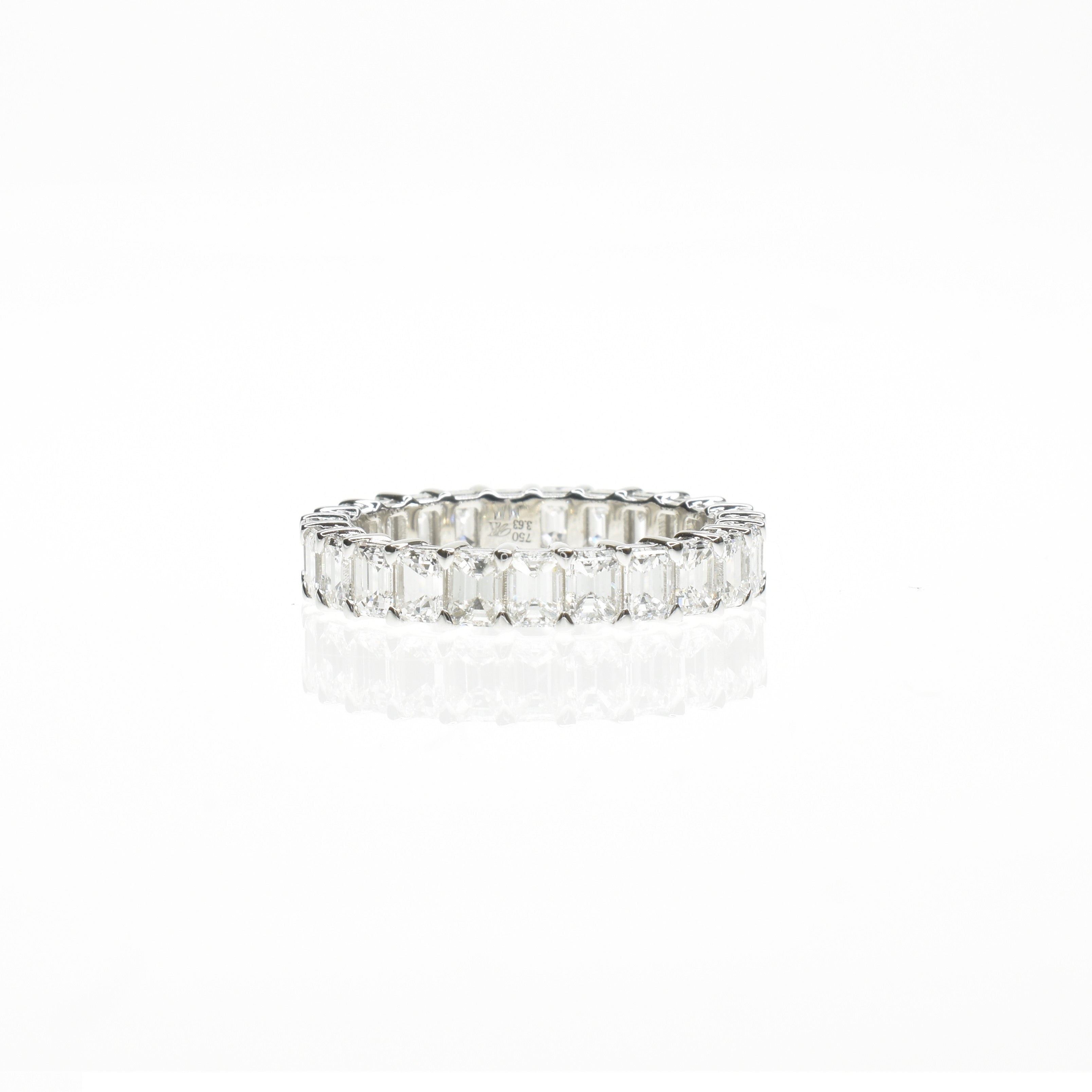 Emerald Cut Eternity Band with 0.13ct Lab Grown Diamonds