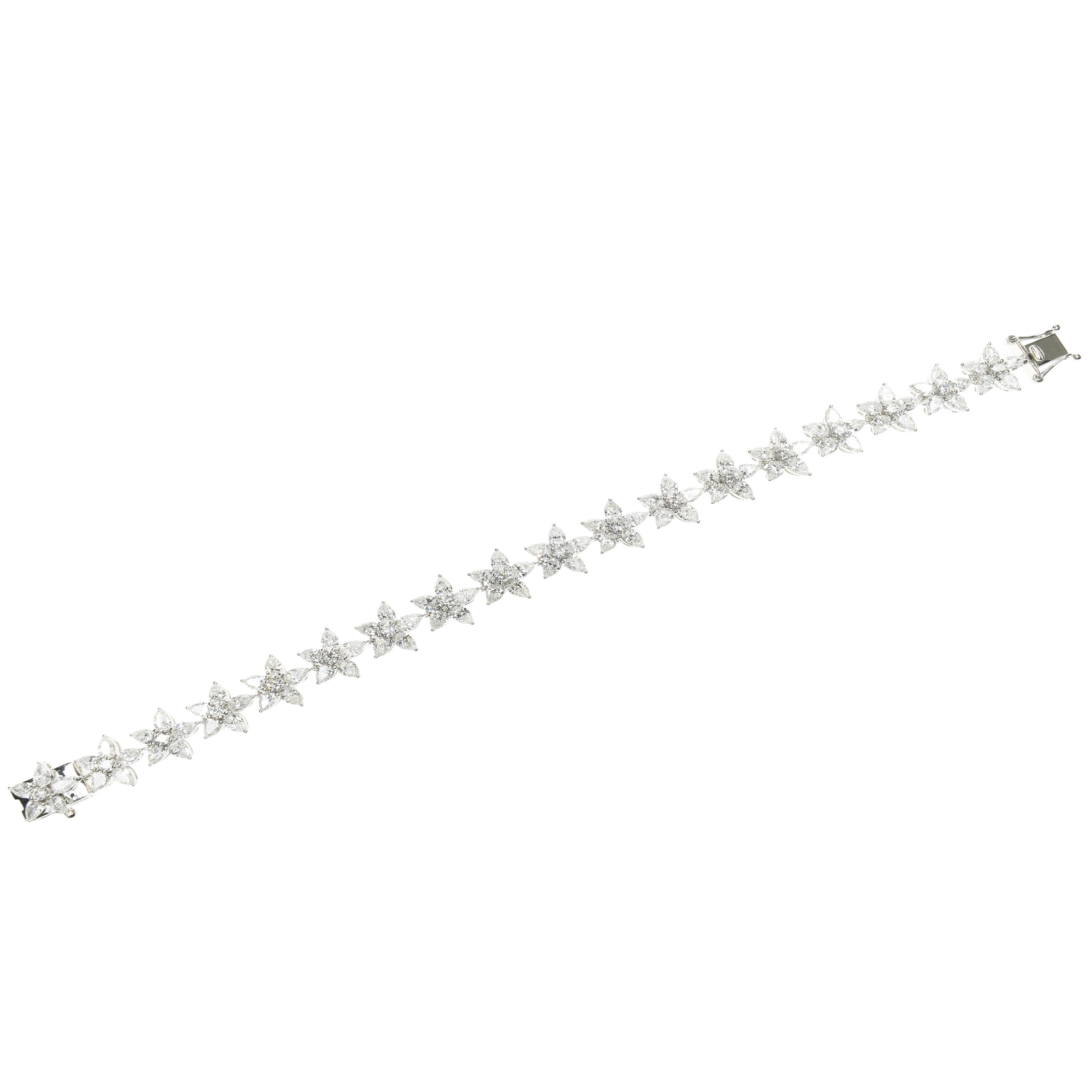 Marquise Flower Bracelet
