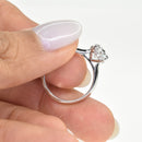 Oval Diamond Ring with a Hidden Halo