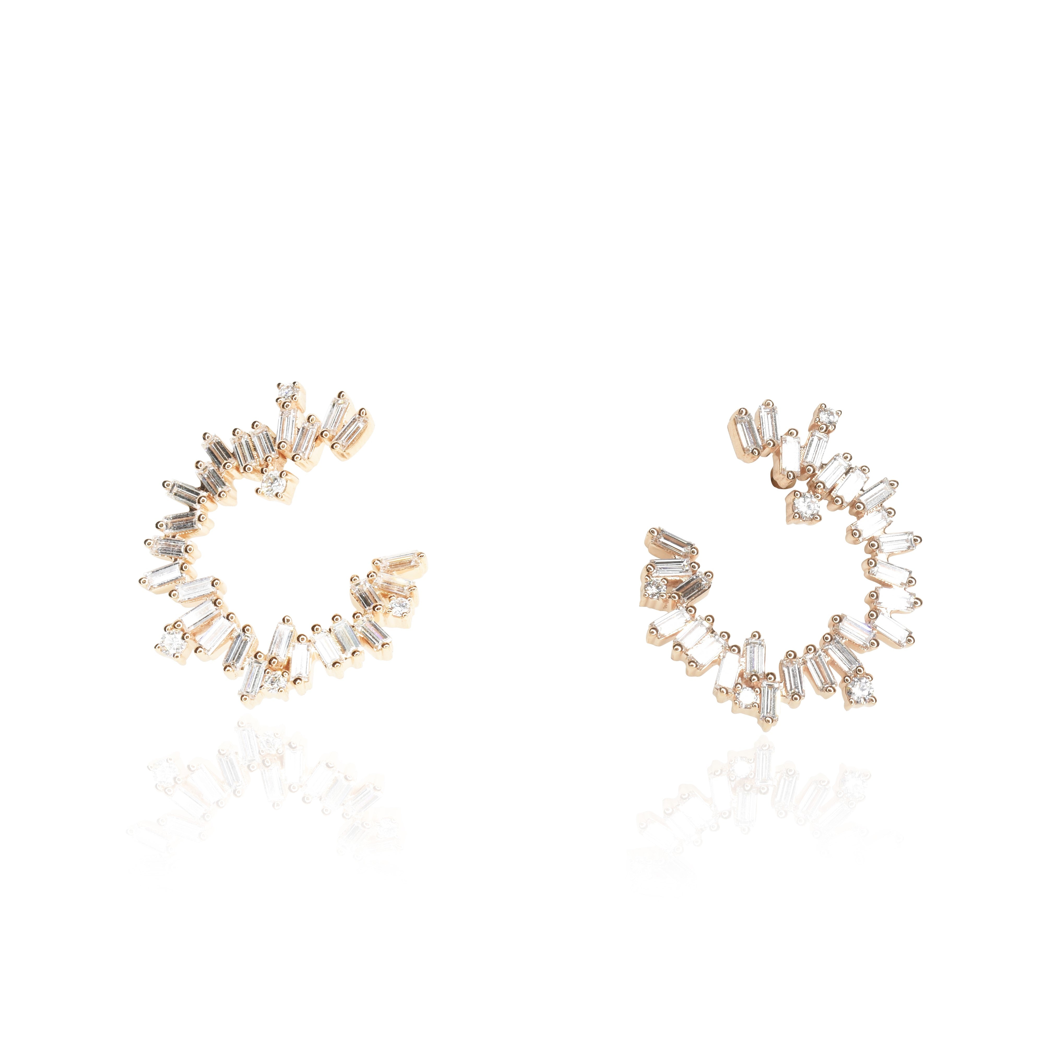 Starburst Front and Back Hoops