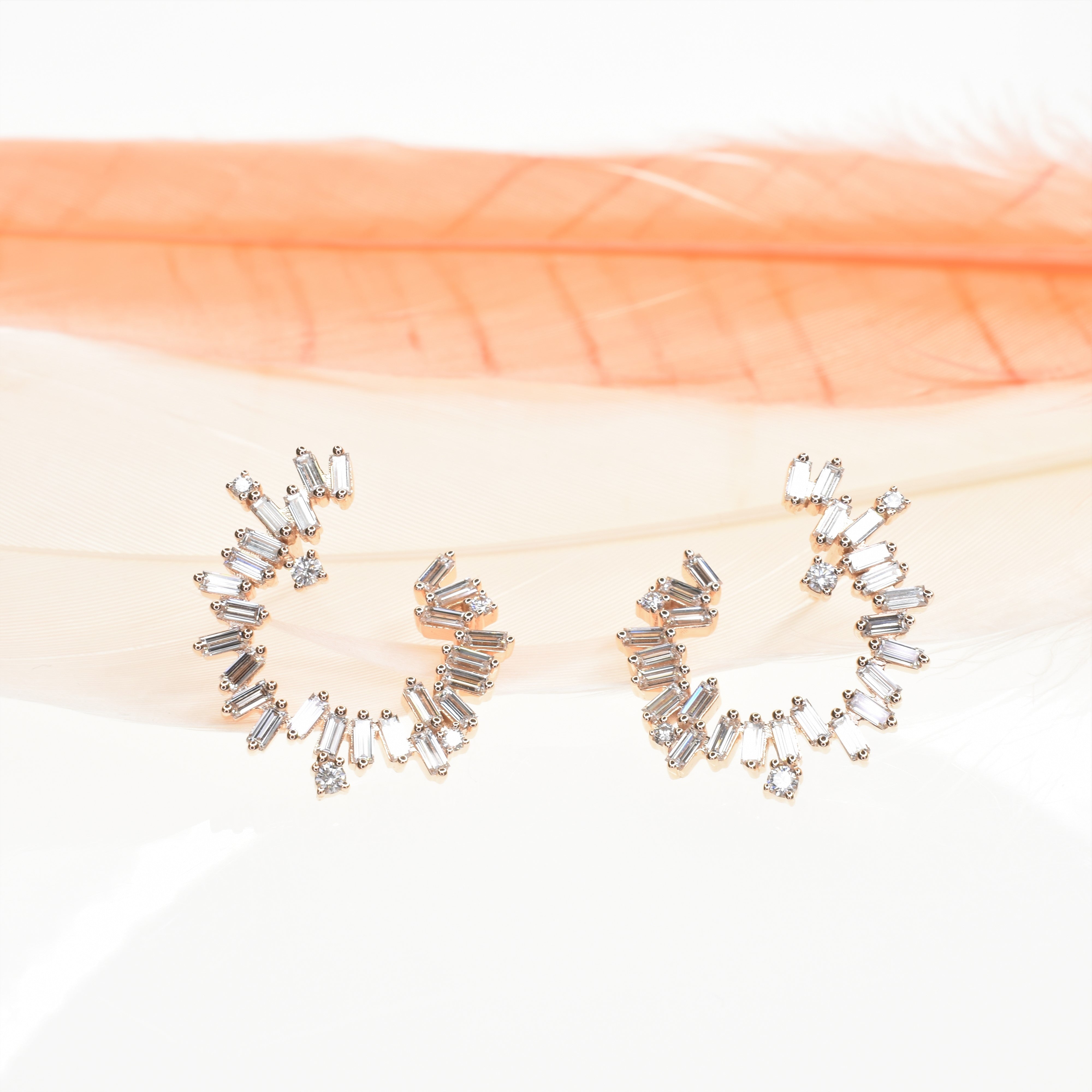 Starburst Front and Back Hoops
