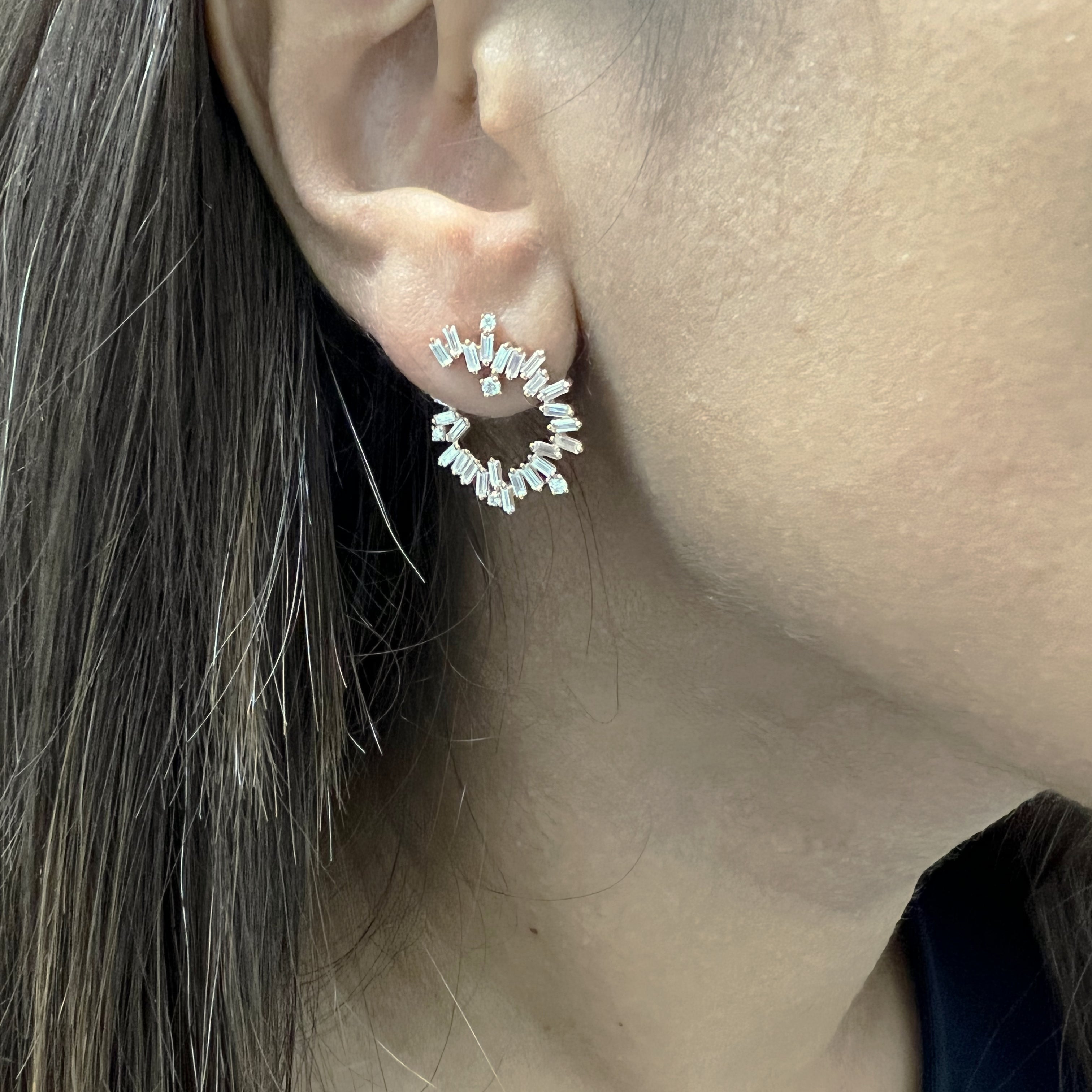 Starburst Front and Back Hoops