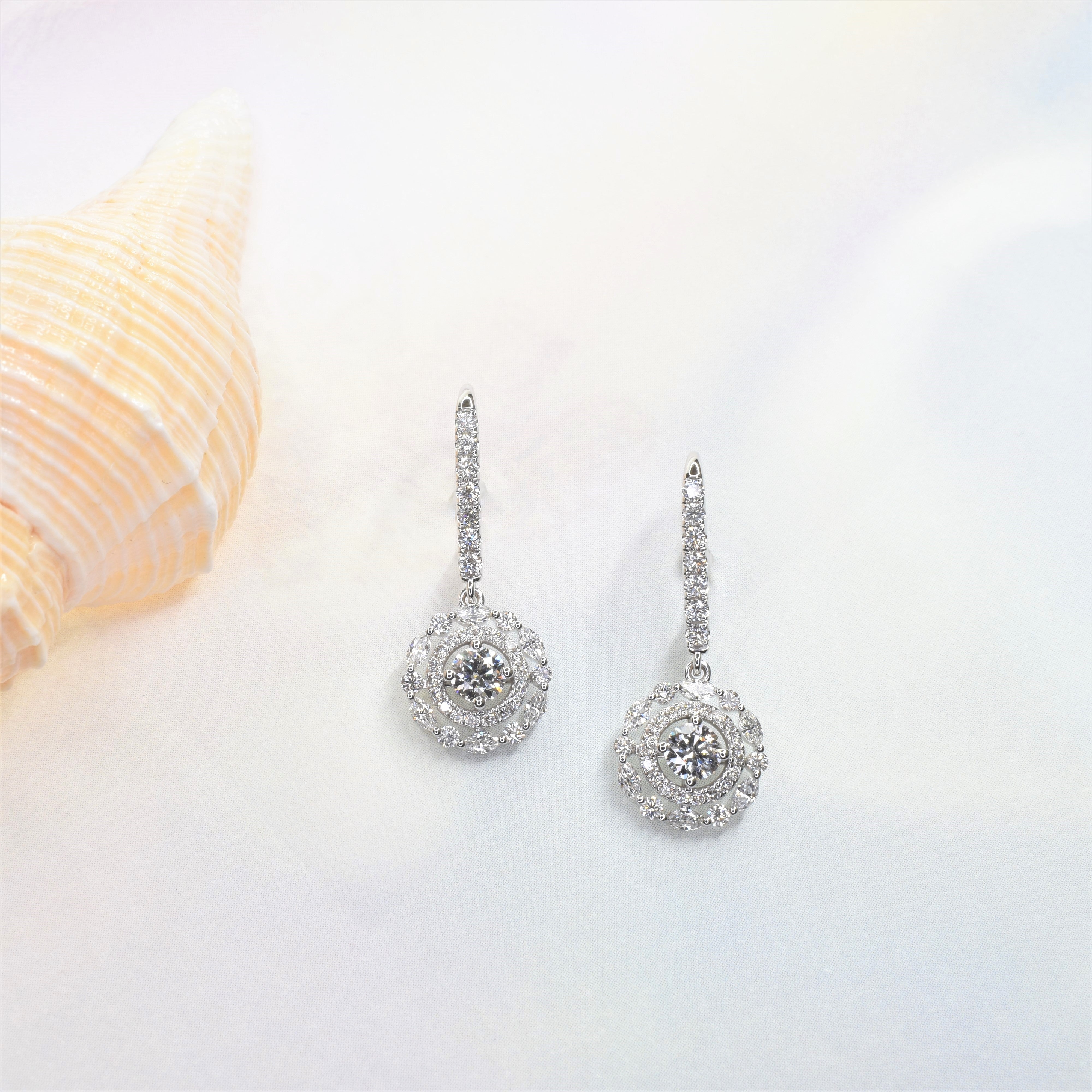 Intricate Floral Earrings
