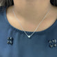 Heart Bezel Diamond Necklace