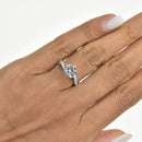 Intertwining Band Solitaire Ring