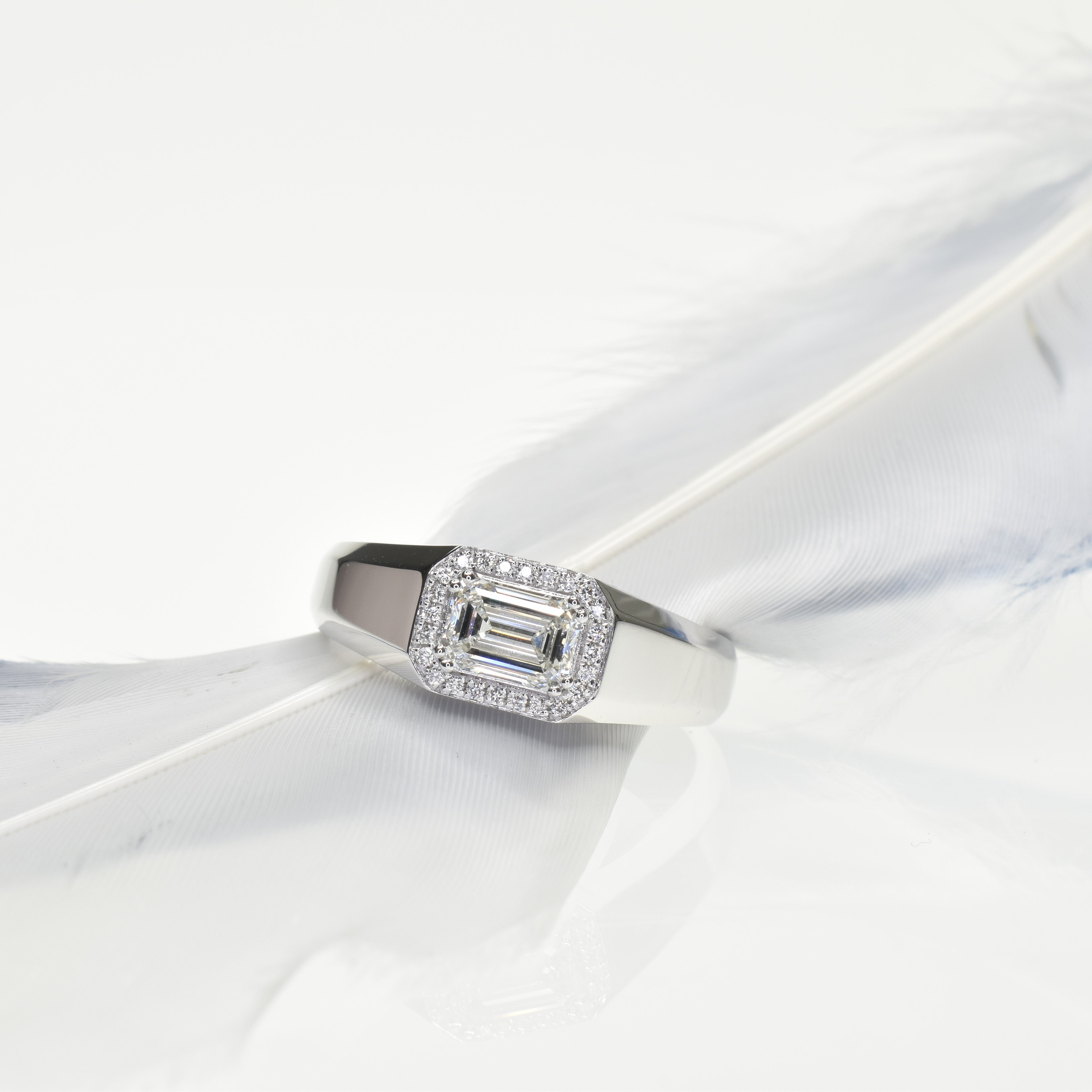 Emerald Cut Diamond Ring