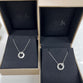 Baguette Interlocking Necklace