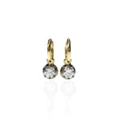 Diamond Solitaire Drop Earrings