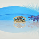 Pear shape Brown Diamond Ring