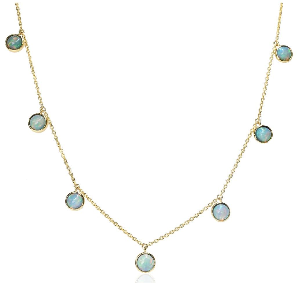 Opal Dangling Necklace