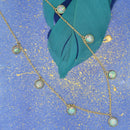 Opal Dangling Necklace