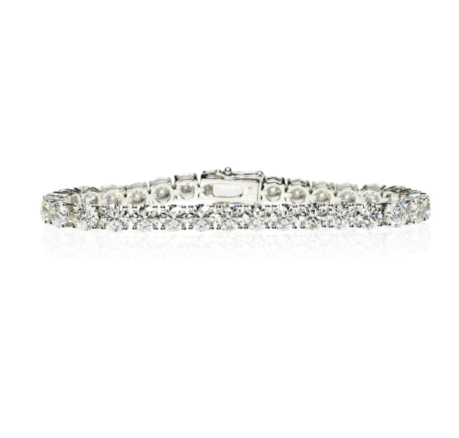 Tennis Bracelet using 0.40ct Diamonds
