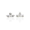 Climber Marquise and Pear Earrings