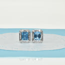 Mens Cufflinks with Topaz and Diamond