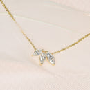 Marquise necklace, personalized