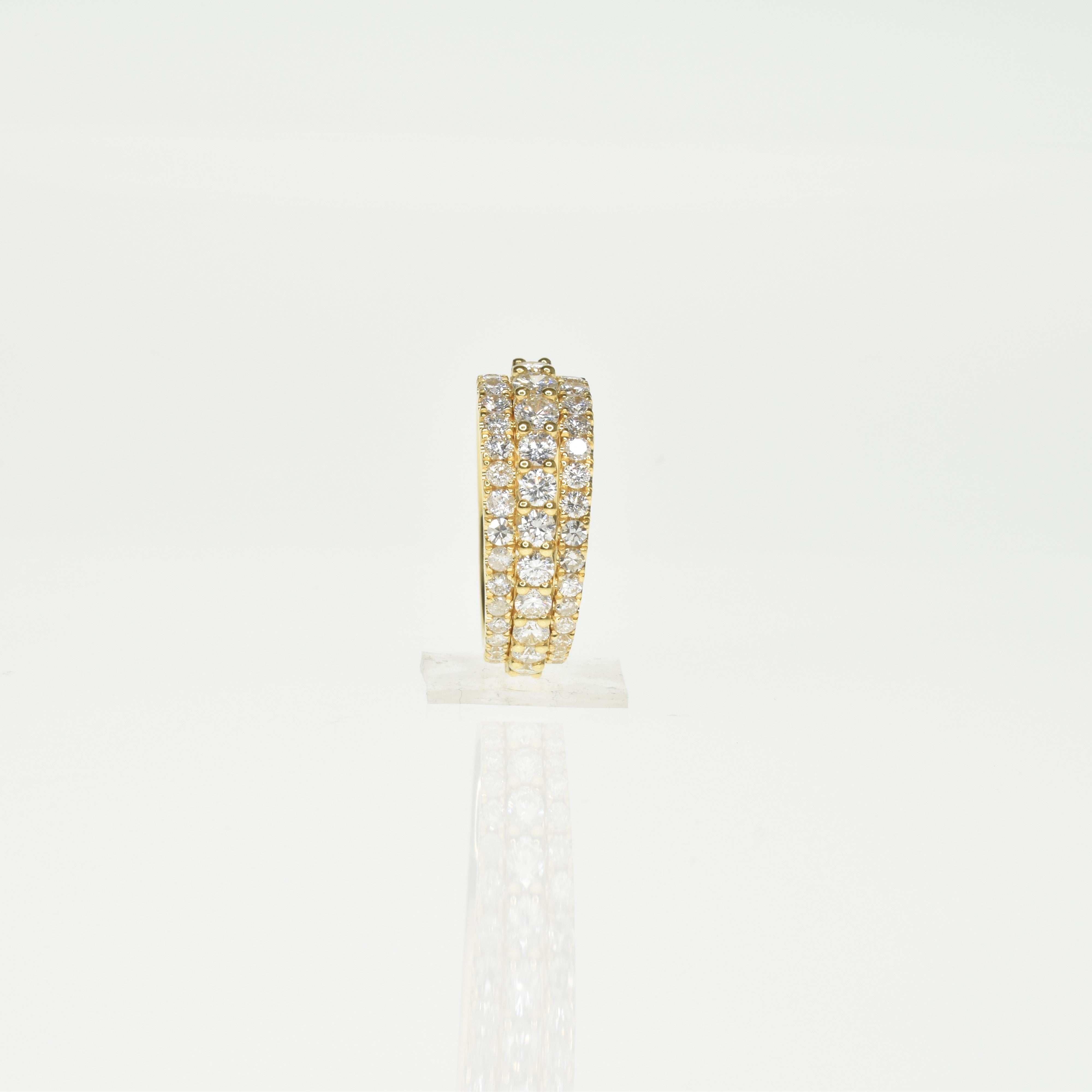 Three-Line Eternity Ring