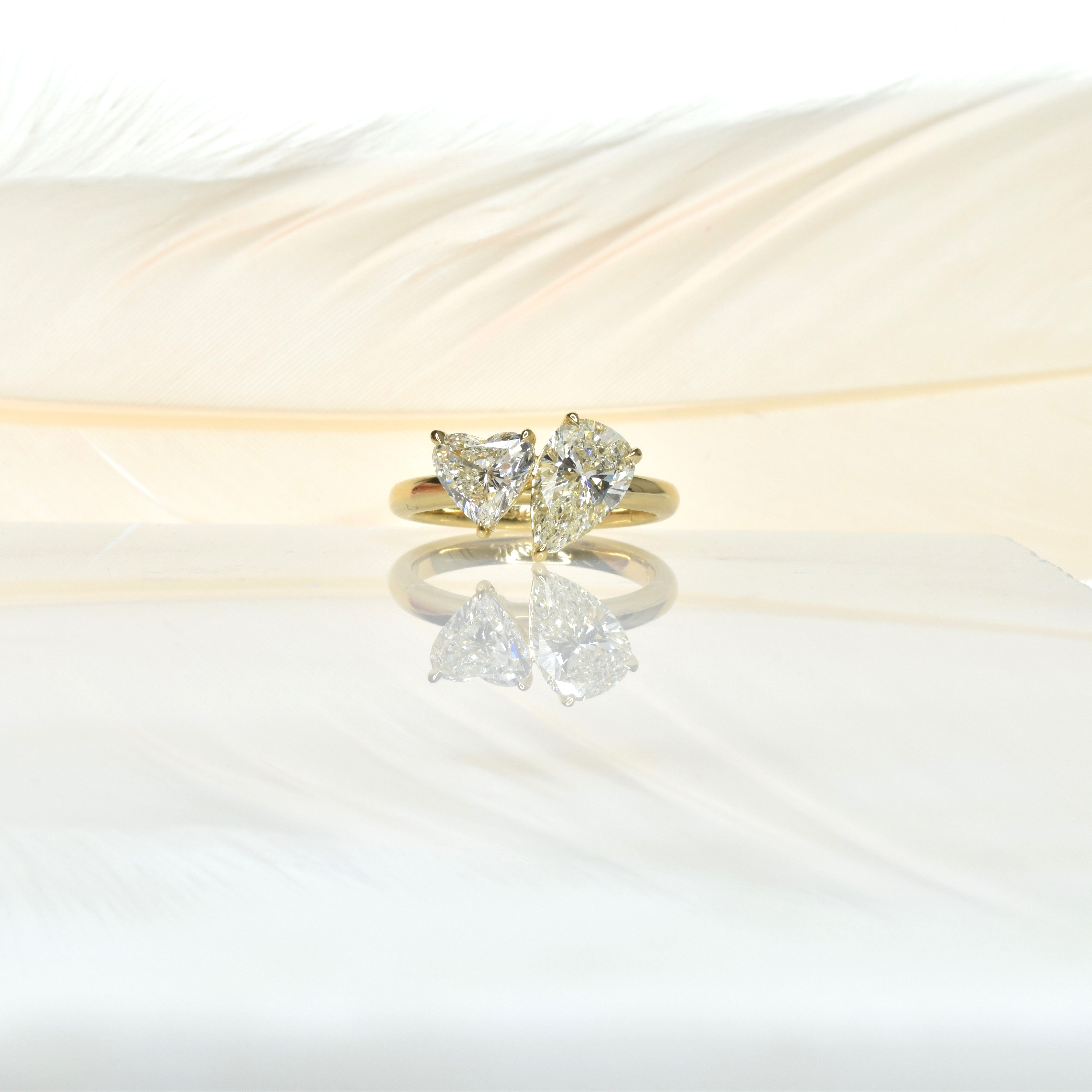 Twin Toi Et Moi Rings