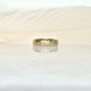 Gold Band With Scattered Diamonds