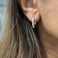 Baby Hoops with Rope Edges