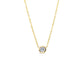 Bezel set Diamond Necklace