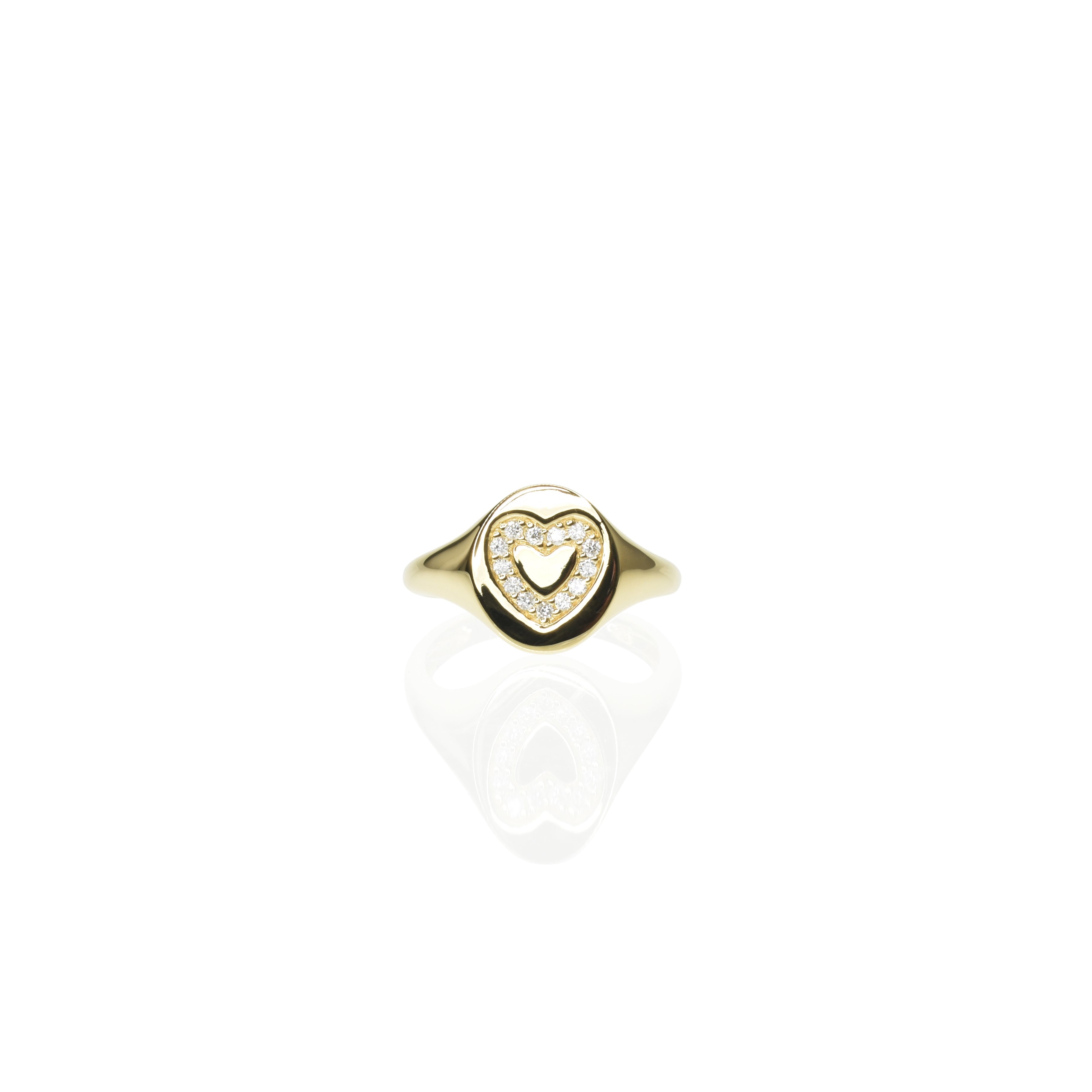 Heart Signet Ring