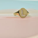 Signet Ring with Initial