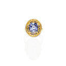 Intricate Purple Spinel Ring