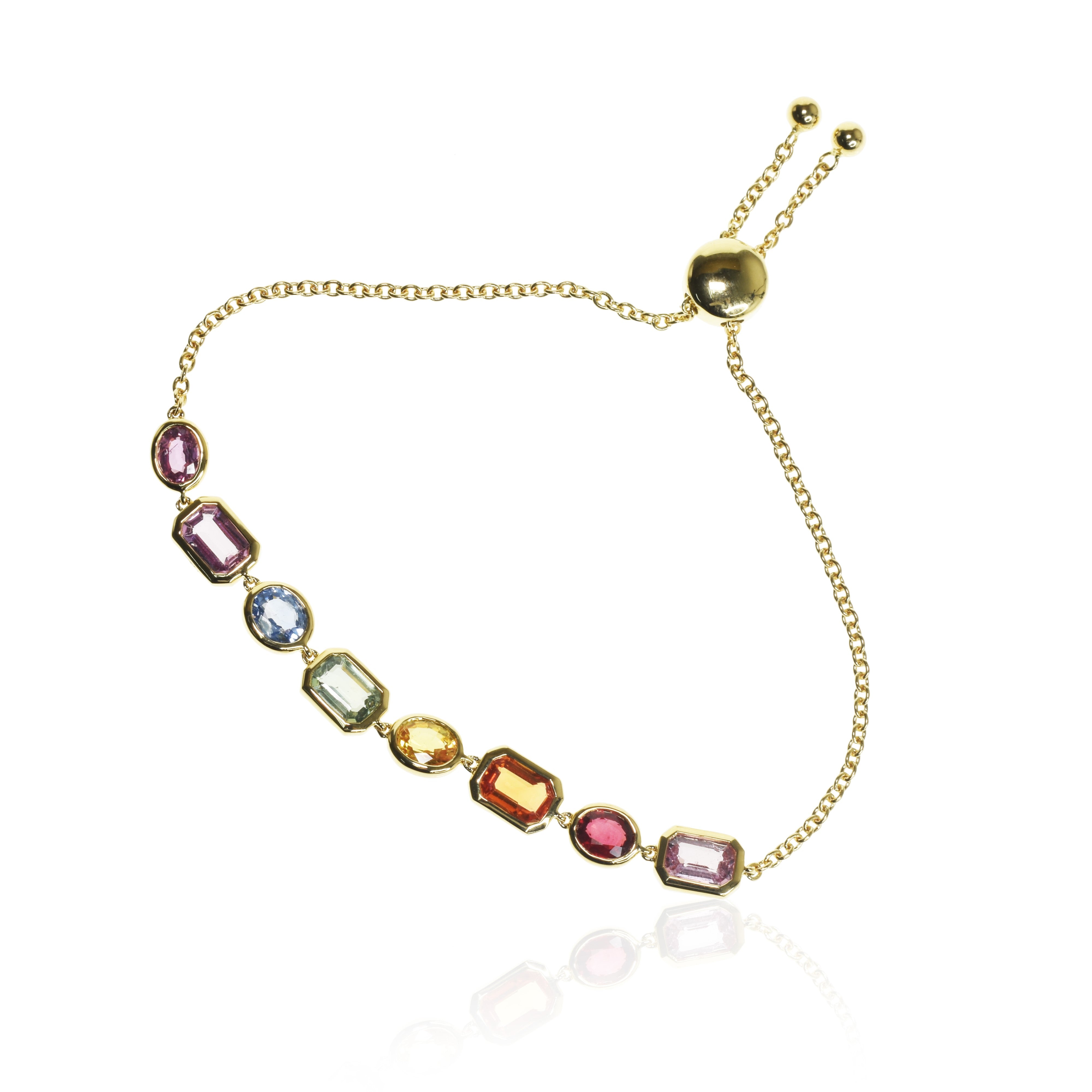 Rainbow Chain Bracelet