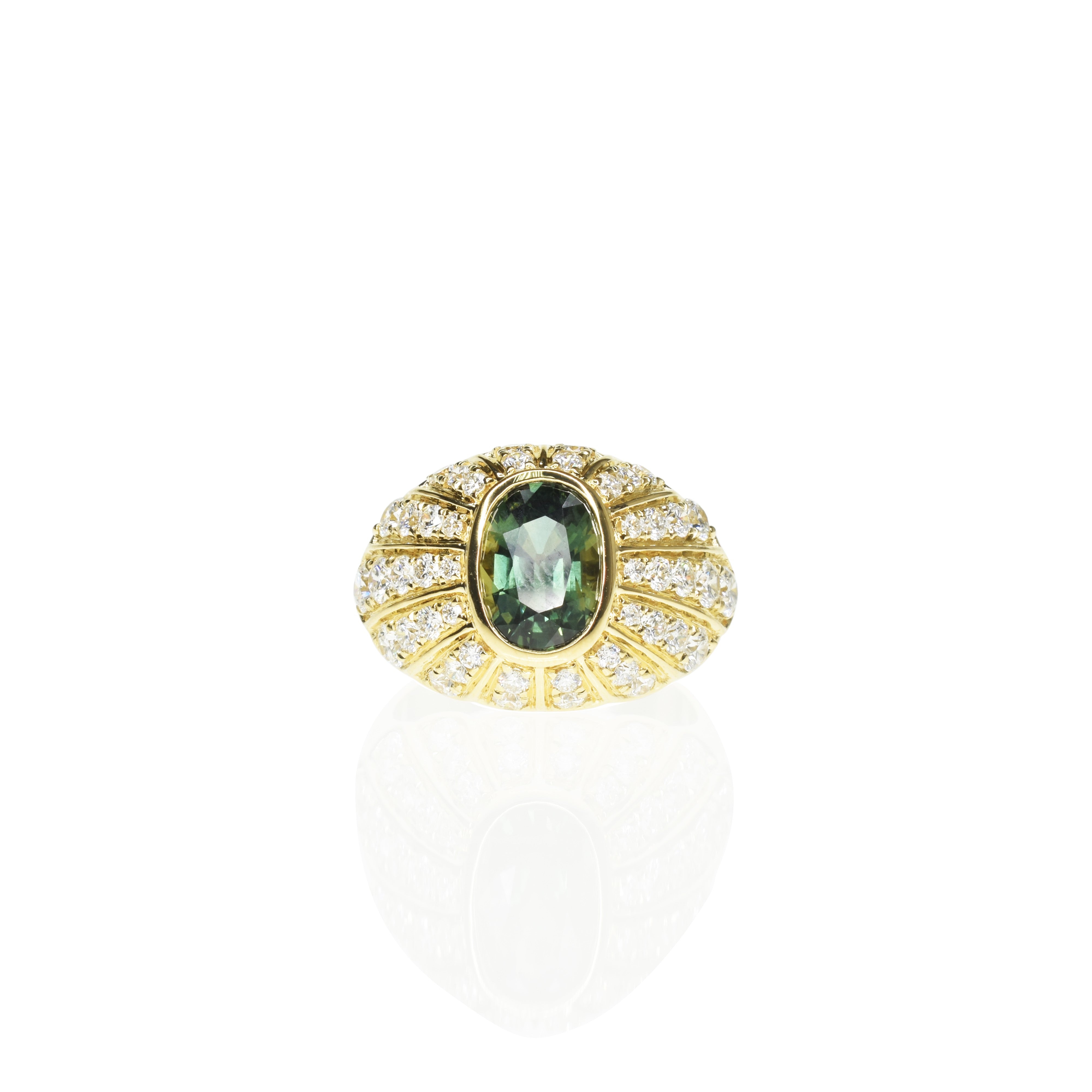 Oval Sapphire Cocktail Ring