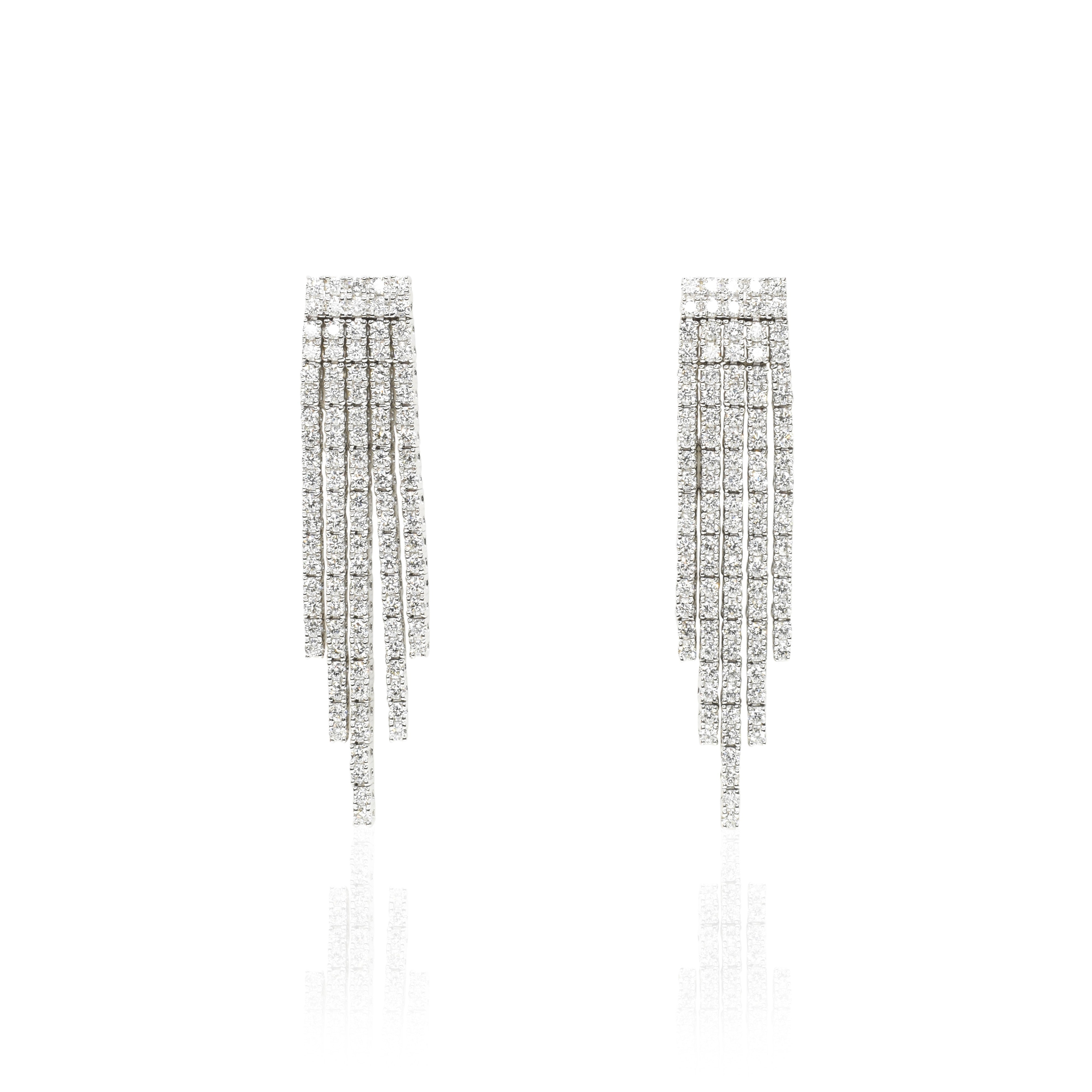 Diamond Waterfall Earrings