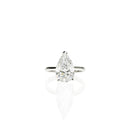 Stunning Pear Shaped Diamond Engagement Ring