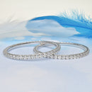 Stunning Bangles with 3.8mm Diamonds