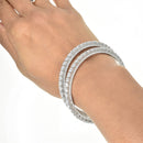 Stunning Bangles with 3.8mm Diamonds