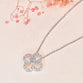 Clover Princess Cut Pendant