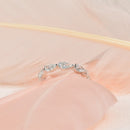 Sideaways Floating Pear Shaped Band