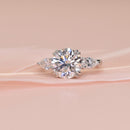 Round Diamond trilogy Ring