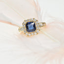 Vintage Inspired Sapphire Ring