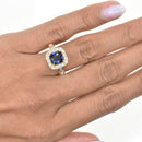 Vintage Inspired Sapphire Ring