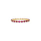 Shared Prong Ruby Ring