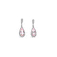 Pear Shape Morganite Earrings