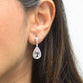 Pear Shape Morganite Earrings