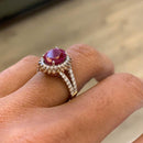 Floral Ruby Ring
