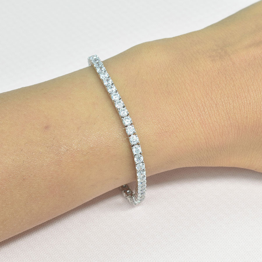 Classic Tennis Bracelet with 3.1mm Diamonds