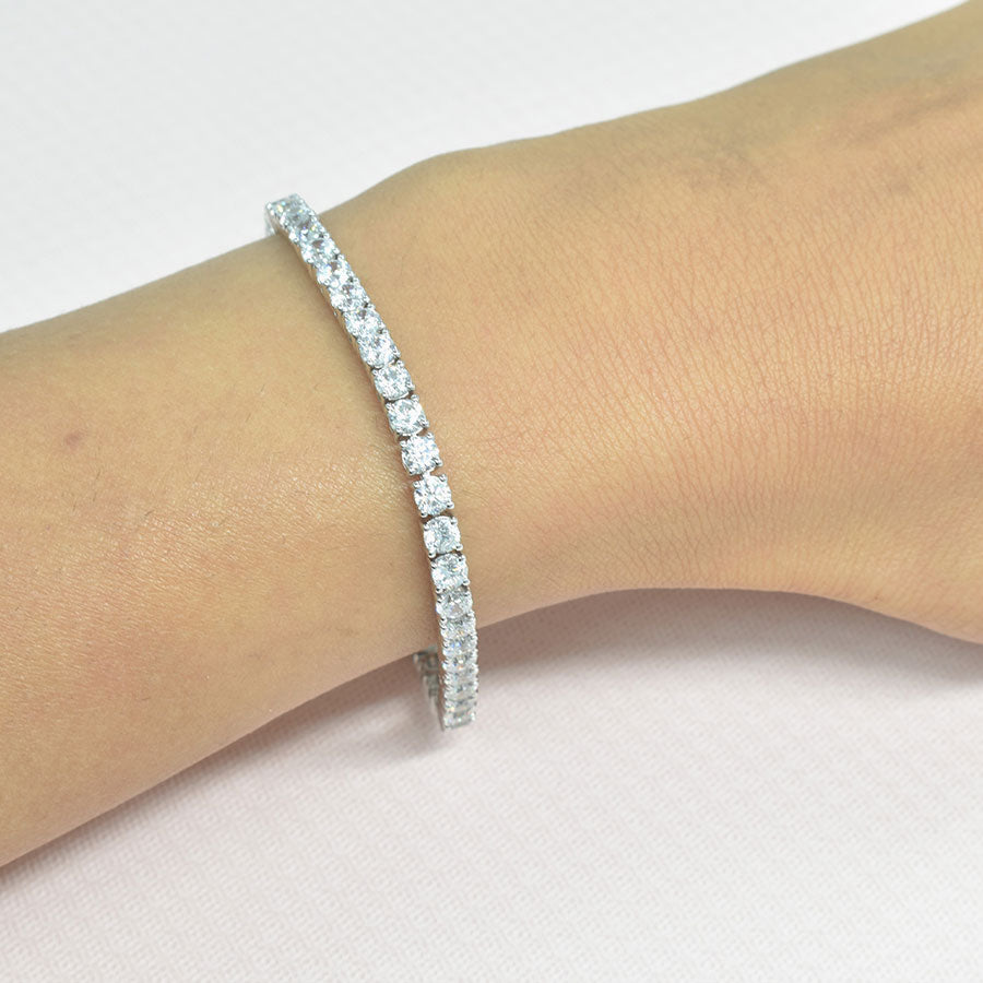 Classic Tennis Bracelet with 3.35mm Diamonds