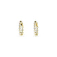 Front and Back Diamond Studded Hoops