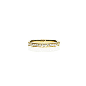Pave Set Eternity Band with Miligrain detail