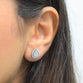 Pear Cluster Earrings