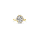 Round Diamond Ring with a Halo