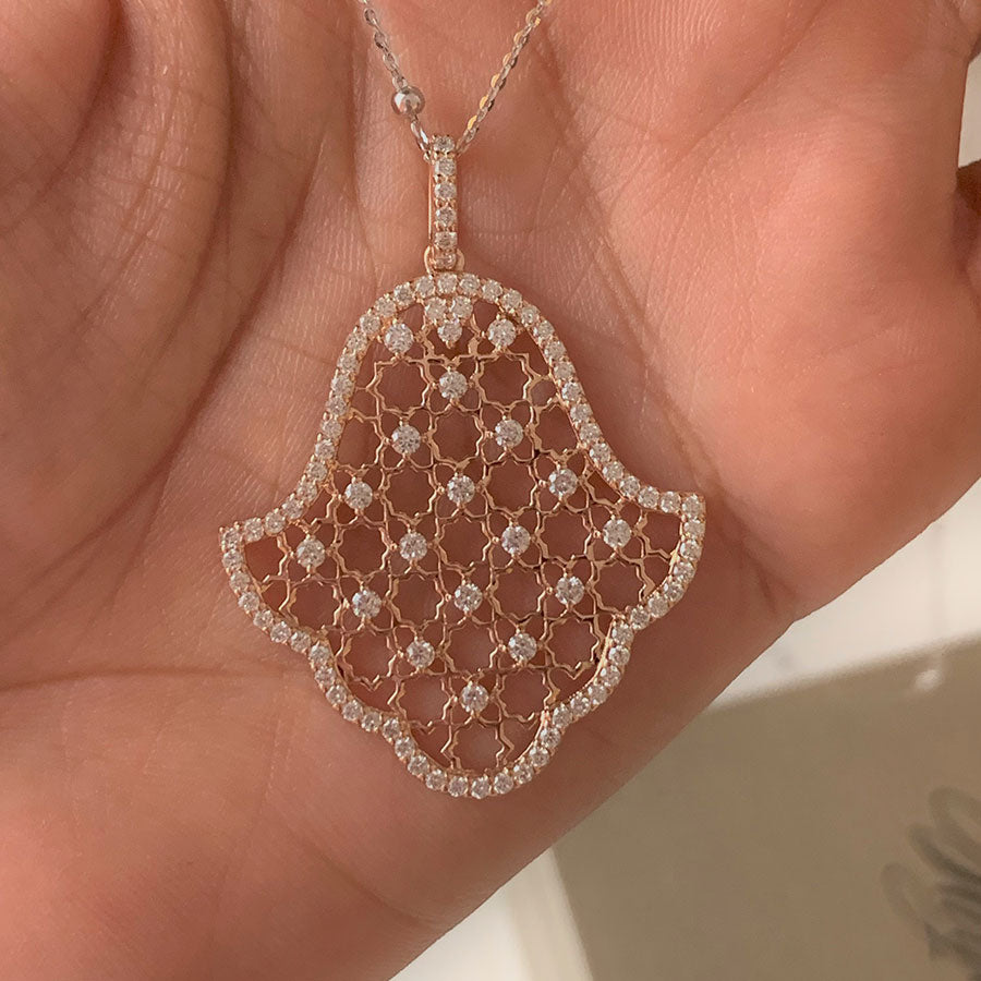 Hamsa Hand Pendant