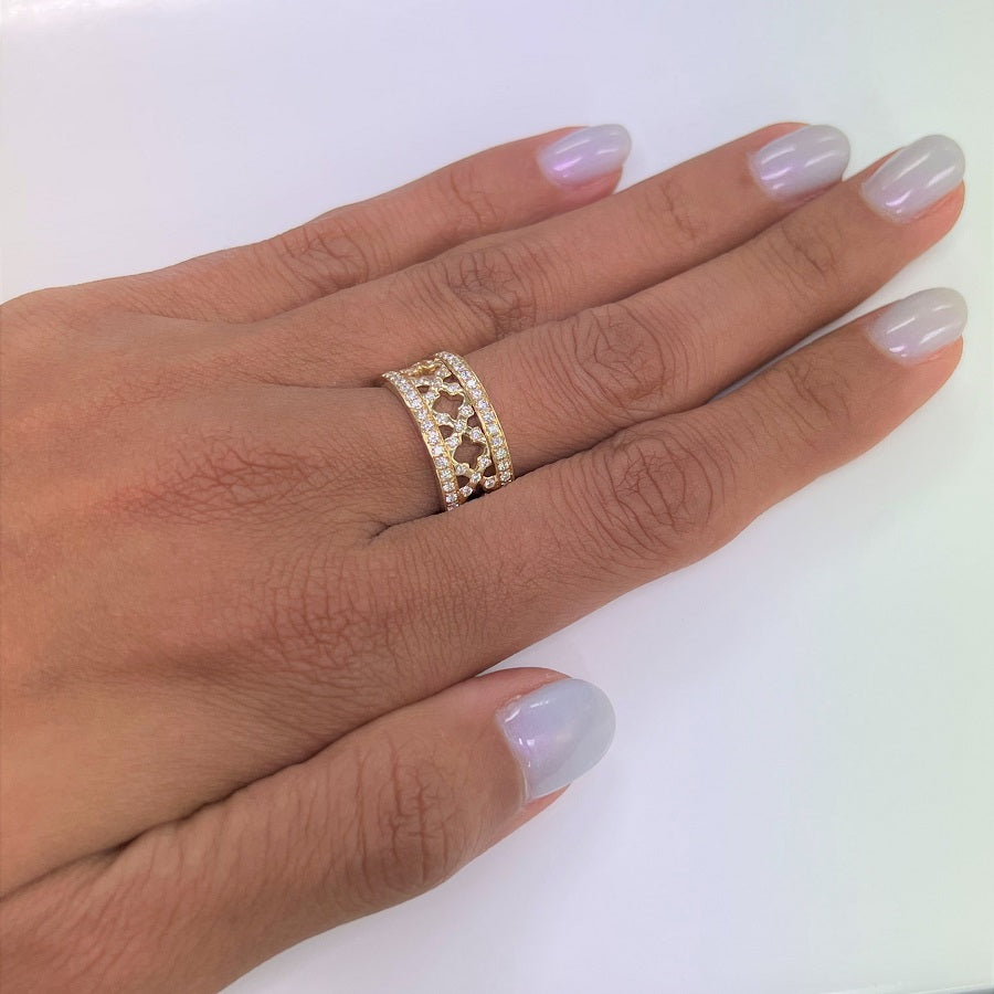 Morrocan Inspired Wide Ring